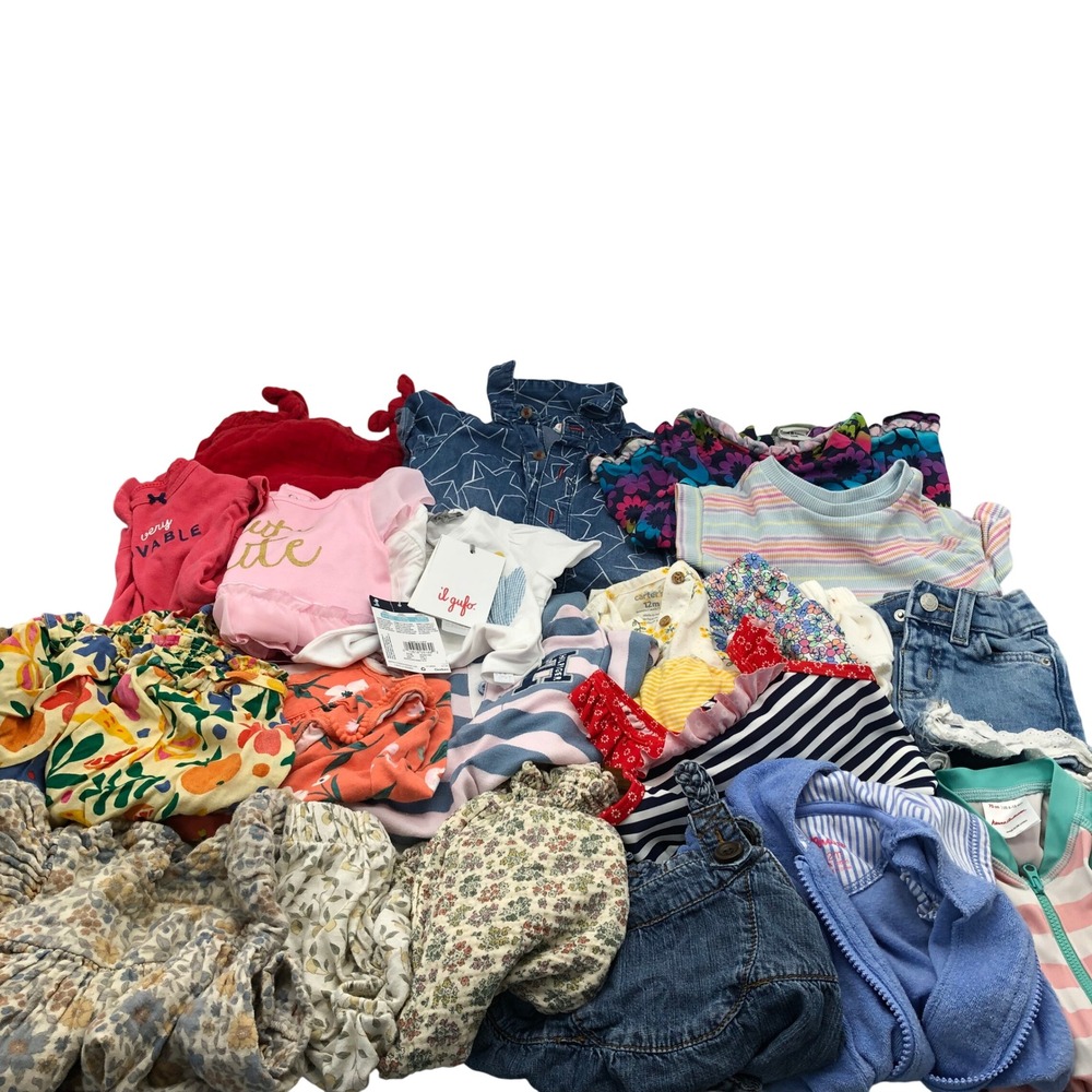 Baby Girls 6-12M Summer Clothing BUNDLE Rylee Cru Hanna Andersson il Gufo